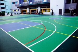 epoxy lantai sporthall